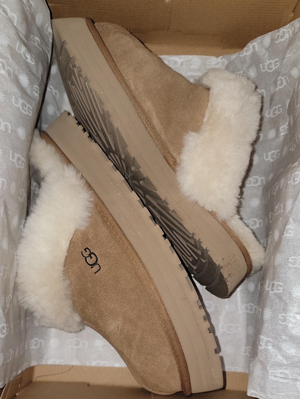 UGG Disquette Clog Size 11 Chestnut NEW w/ TAG & BOX